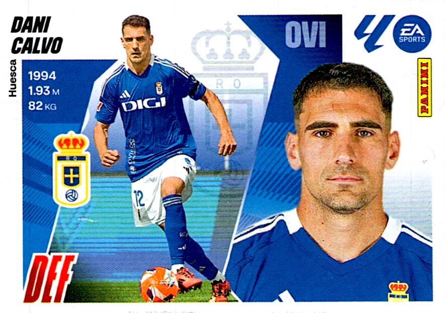 LIGA ESTE 2025/2026 REAL OVIEDO DANI CALVO Nº6