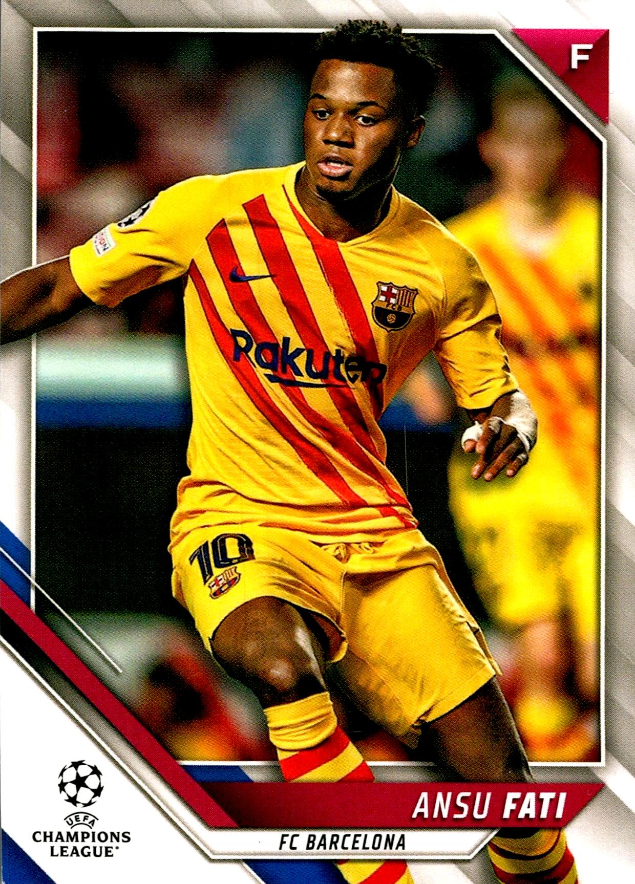 TOPPS UEFA CHAMPIONS LEAGUE 2021/2022 ANSU FATI Nº54