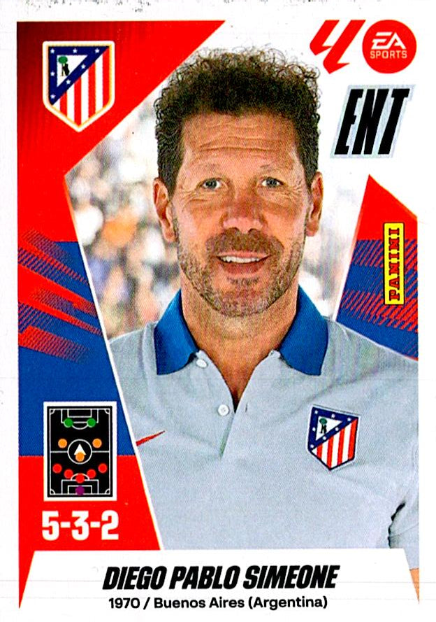 LIGA ESTE 2025/2026 ATLÉTICO DE MADRID SIMEONE Nº2