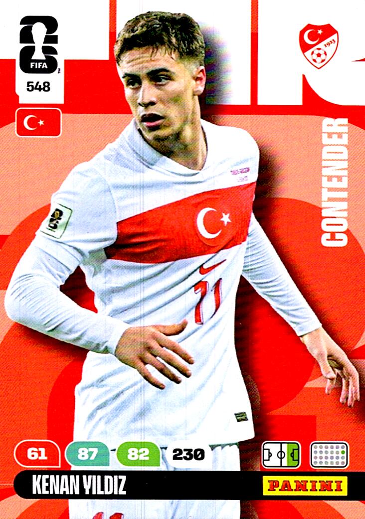 ADRENALYN WORLD CUP 2026 KENAN YILDIZ TURKEY Nº548