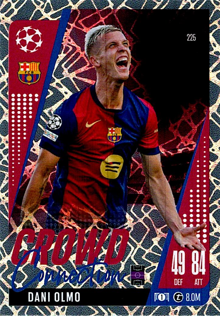Match Attax Extra 2025 Dani Olmo Crowd Connection nº225
