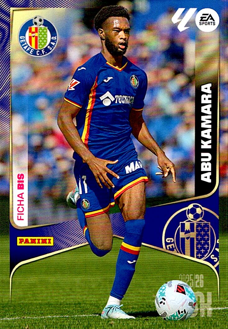 MEGACRACKS 2025/2026 ABU KAMARA GETAFE CF Nº176BIS TERCERA EDICION