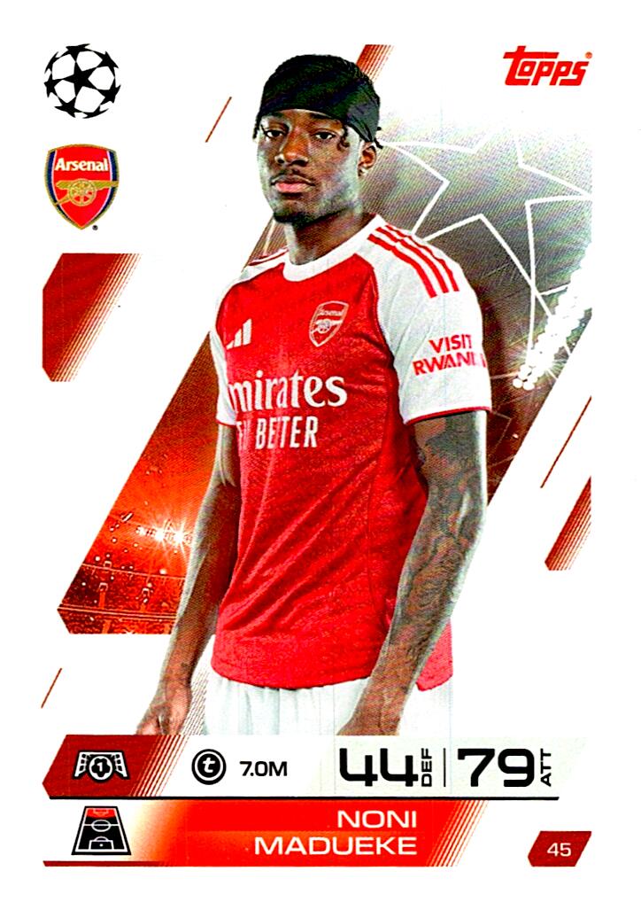 MATCH ATTAX CHAMPIONS LEAGUE 2025/2026 NONI MADUEKE Nº45