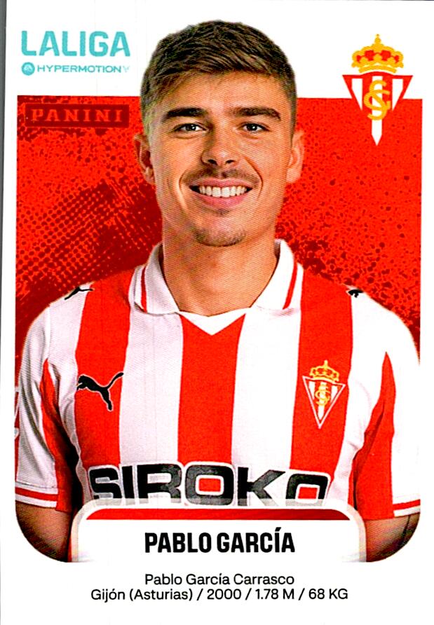 LALIGA HYPERMOTION 2025-26 PABLO GARCIA SPORTING Nº372