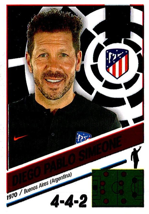Cromo Liga Este 2022/2023 SIMEONE ATLETICO DE MADRID Nº2