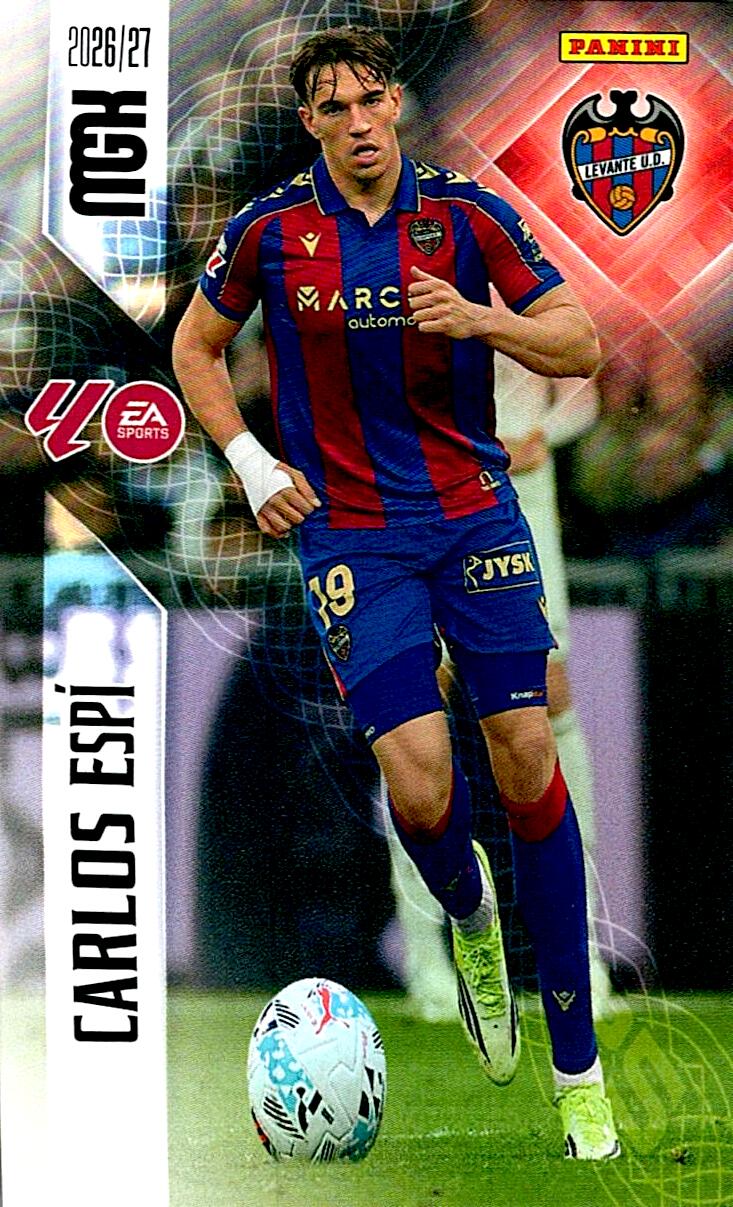 MEGACRACKS 2026/2027 CARLOS ESPÍ LEVANTE UD Nº214