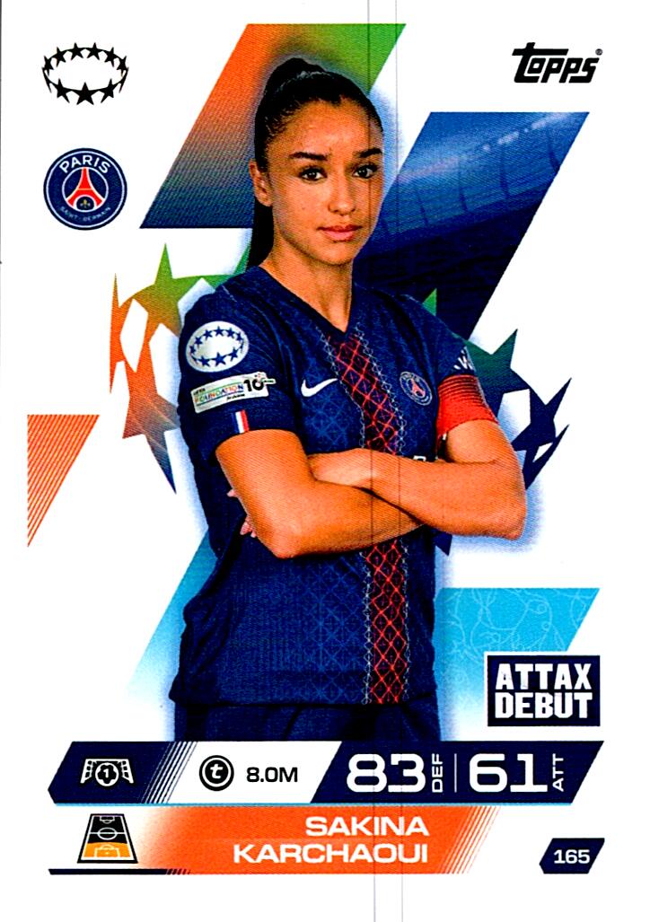 TOPPS MATCH ATTAX EXTRA 2025/26 SAKINA KARCHAOUI Nº165