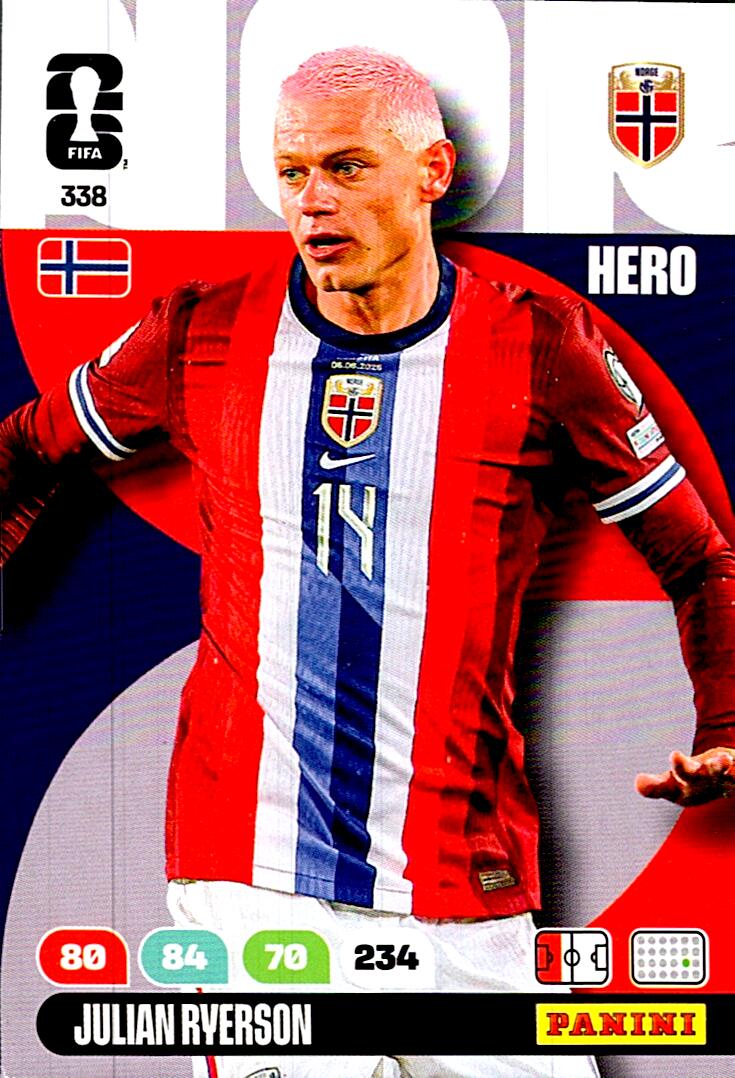 ADRENALYN WORLD CUP 2026 JULIAN RYERSON NORWAY Nº338