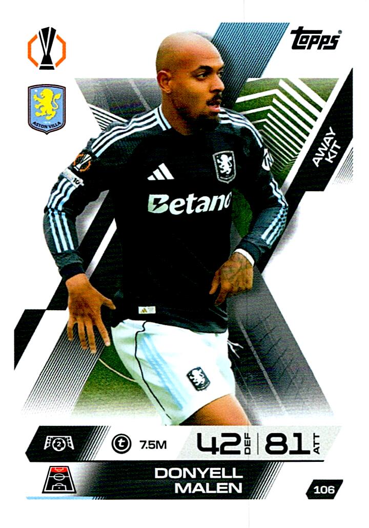 TOPPS MATCH ATTAX EXTRA 2025/26 DONYELL MALEN Nº106