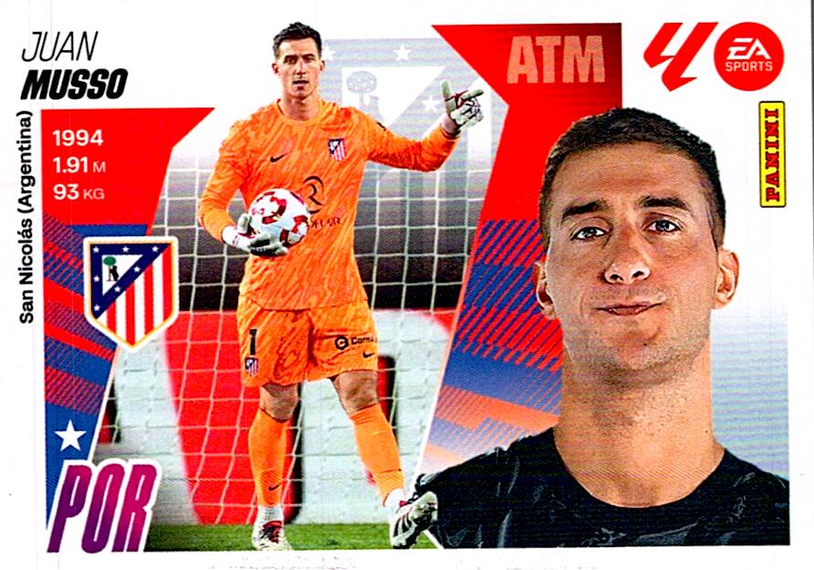 LIGA ESTE 2025/2026 ATLÉTICO DE MADRID MUSSO Nº4