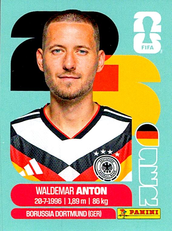 STICKERS FIFA WORLD CUP 2026 WALDEMAR ANTON NºGER 7