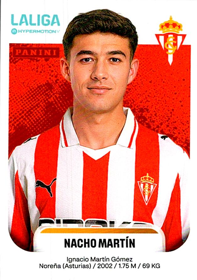 LALIGA HYPERMOTION 2025-26 NACHO MARTIN SPORTING Nº373
