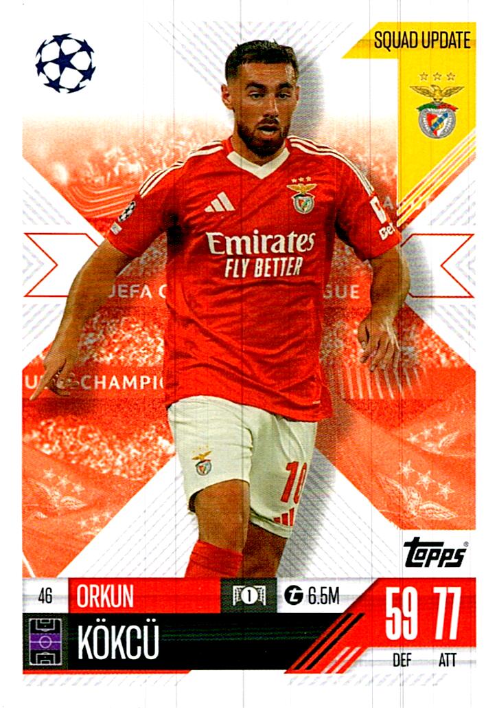 Match Attax Extra 2025 Orkun Kökcü nº46