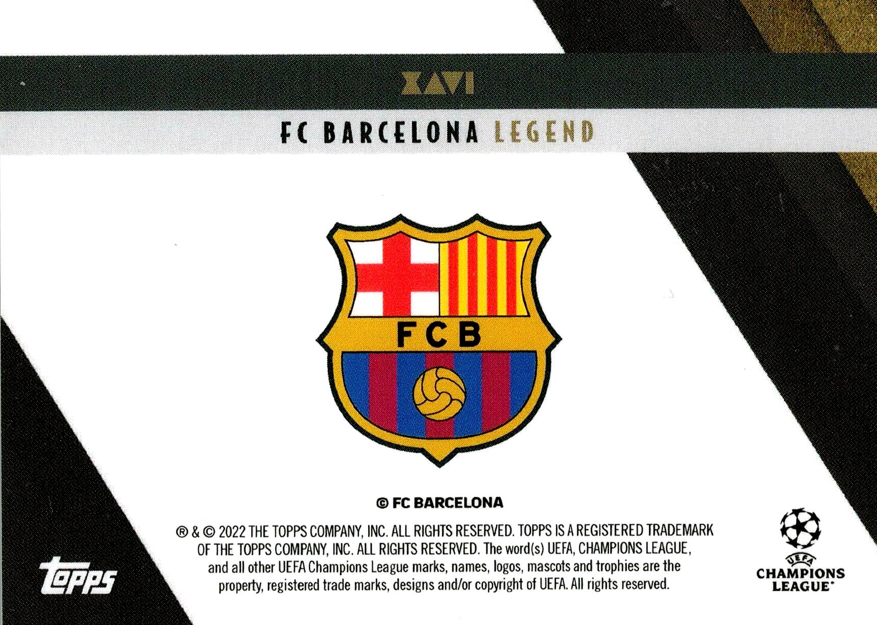 TOPPS DECO 2021/2022 XAVI LEGEND