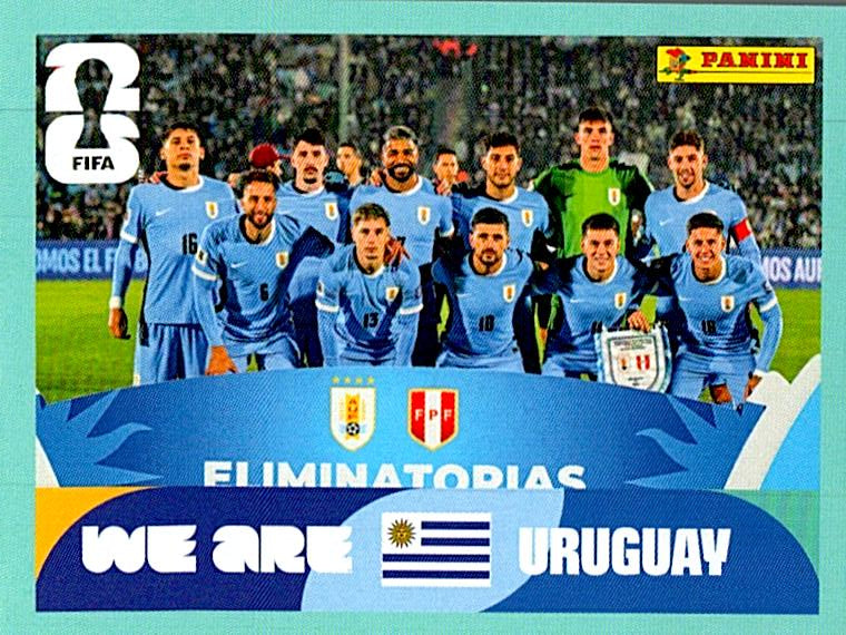 STICKERS FIFA WORLD CUP 2026 ALINEACION NºURU 13