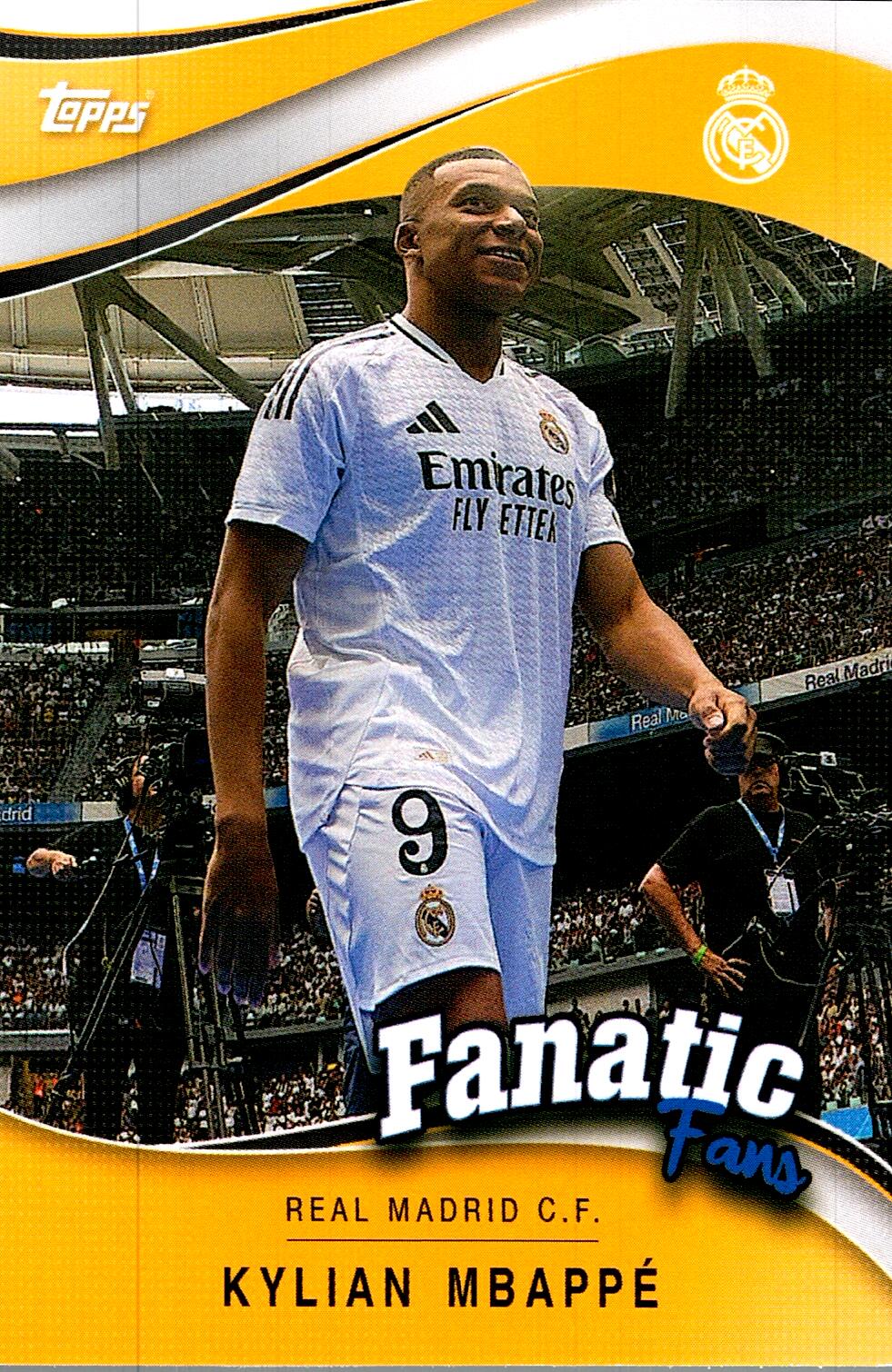 FAN SET REAL MADRID 2024/25 KYLIAN MBAPPE FANATIC FANS NºFF-4