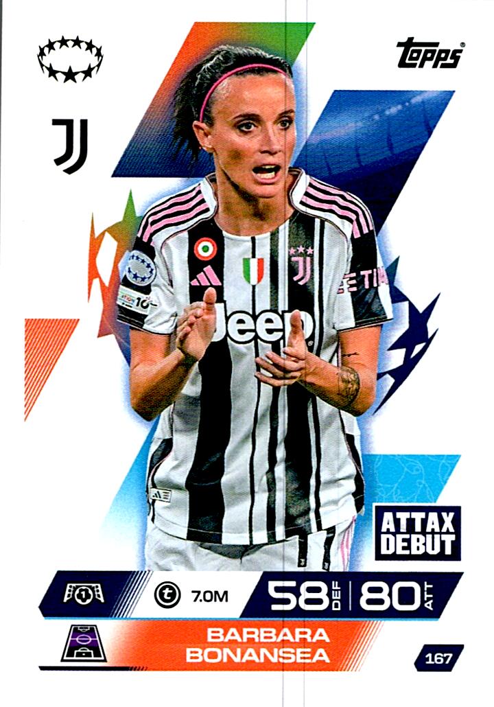 TOPPS MATCH ATTAX EXTRA 2025/26 BARBARA BONANSEA Nº167
