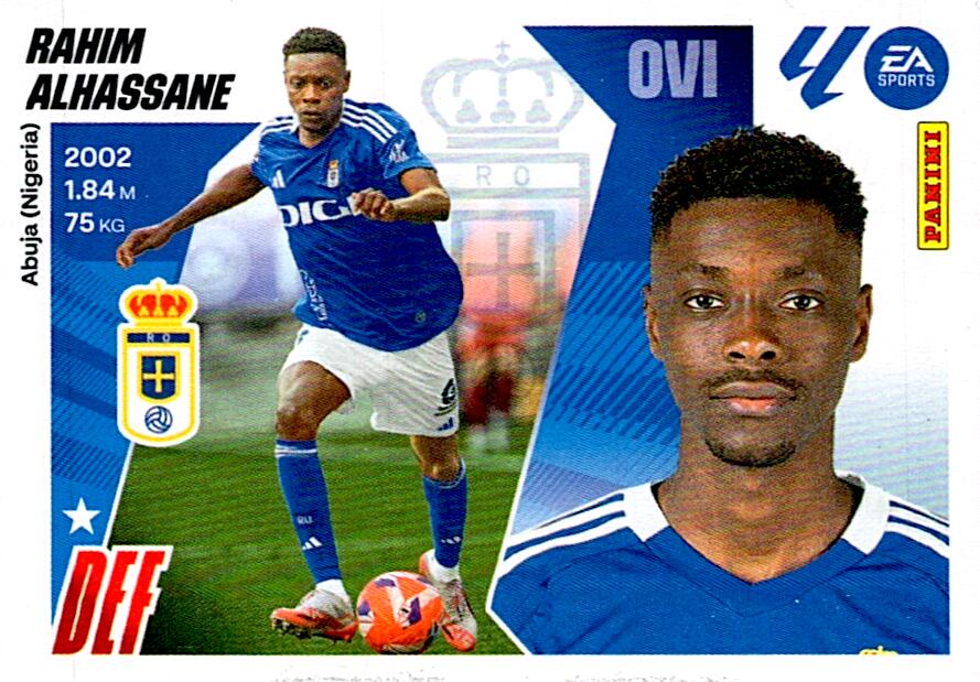 LIGA ESTE 2025/2026 REAL OVIEDO RAHIM ALHASSANE Nº9