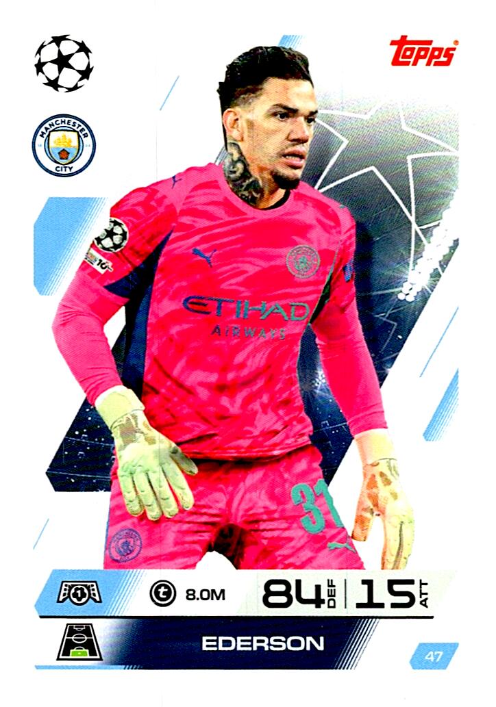 MATCH ATTAX CHAMPIONS LEAGUE 2025/2026 EDERSON Nº47