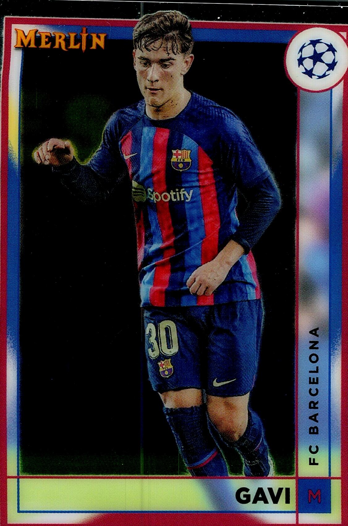 TOPPS MERLIN UCL 2022/2023 - GAVI Nº48