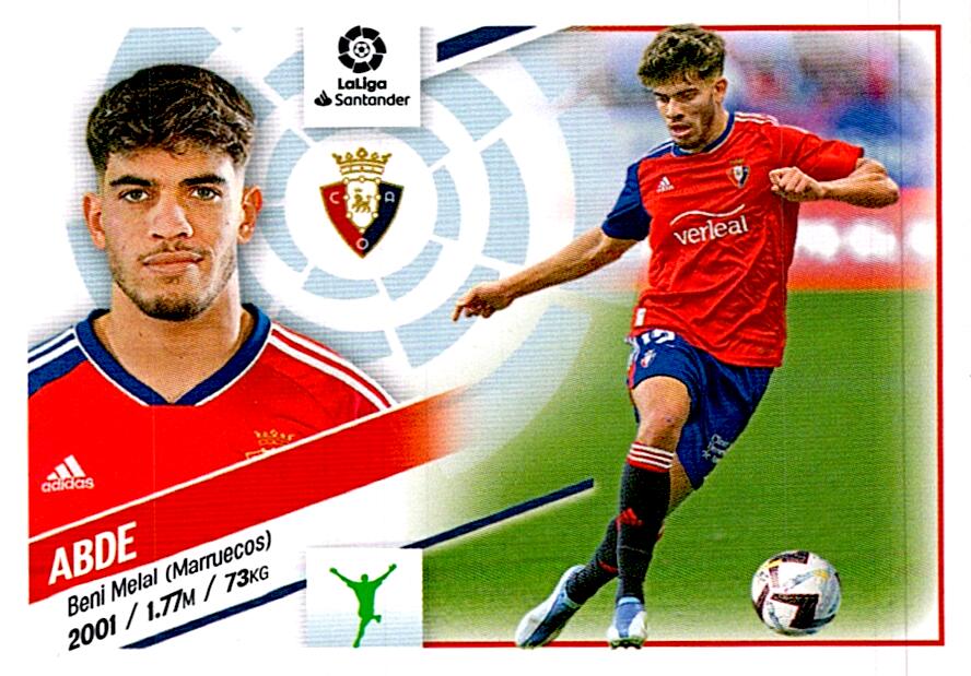 Cromo Liga Este 2022/2023 ABDE ULTIMO FICHAJE Nº49 CUARTA EDICION
