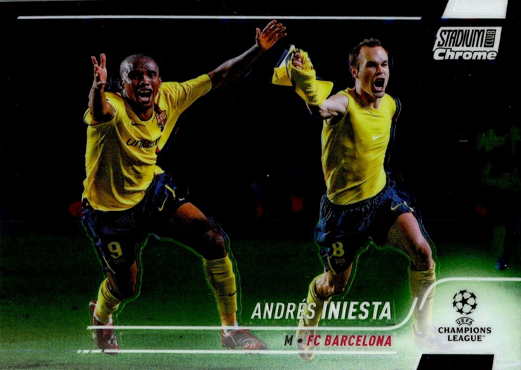 TOPPS STADIUM CHROME 2021/2022 ANDRÉS INIESTA Nº8