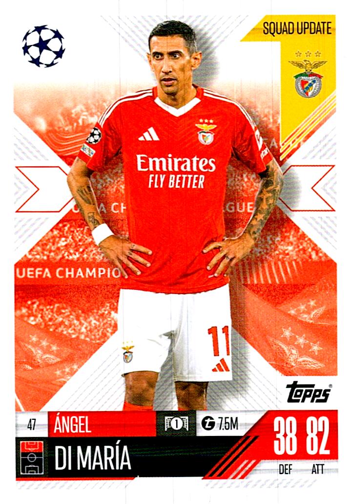 Match Attax Extra 2025 Angel Di María nº47