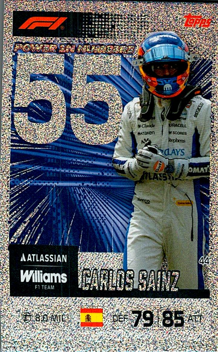 TURBO ATTAX FORMULA 1 2026 CARLOS SAINZ Nº44