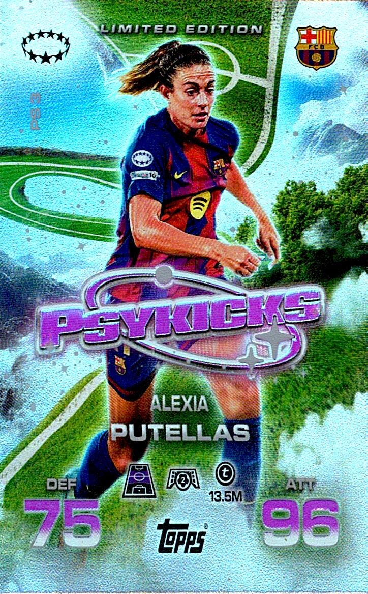 TOPPS MATCH ATTAX EXTRA 2025/26 ALEXIA PUTELLAS PSYKICKS NºPS3