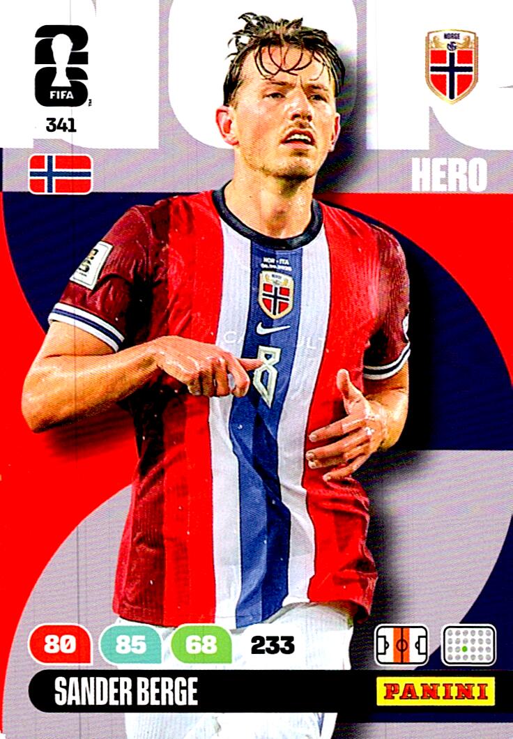 ADRENALYN WORLD CUP 2026 SANDER BERGE NORWAY Nº341
