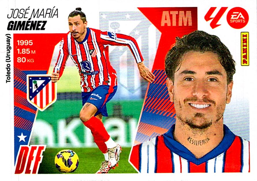 LIGA ESTE 2025/2026 ATLÉTICO DE MADRID GIMENEZ Nº6