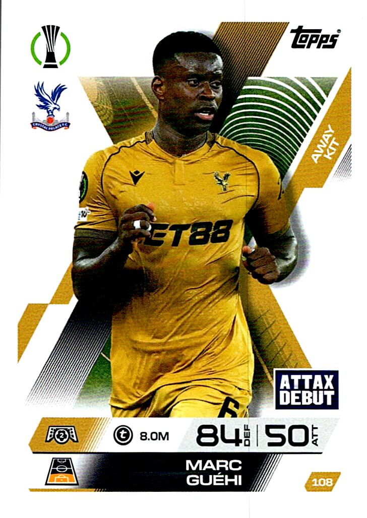 TOPPS MATCH ATTAX EXTRA 2025/26 MARC GUEHI Nº108
