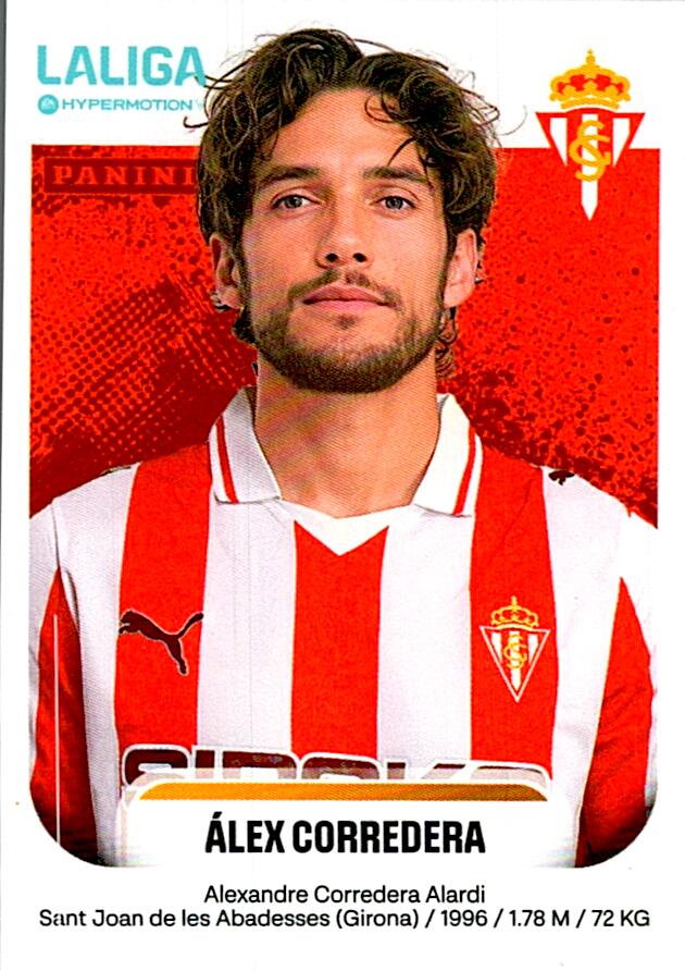 LALIGA HYPERMOTION 2025-26 ALEX CORREDERA SPORTING Nº375