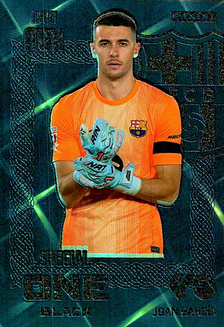 MEGACRACKS 2026/2027 SPECIAL ONE BLACK JOAN GARCÍA FC BARCELONA