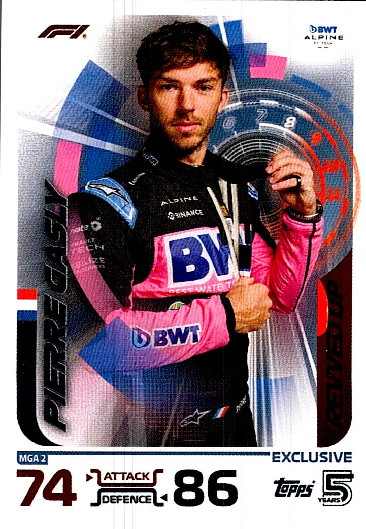 TOPPS TURBO ATTAX 2024 PIERRE GASLY REVVED UP MGA2
