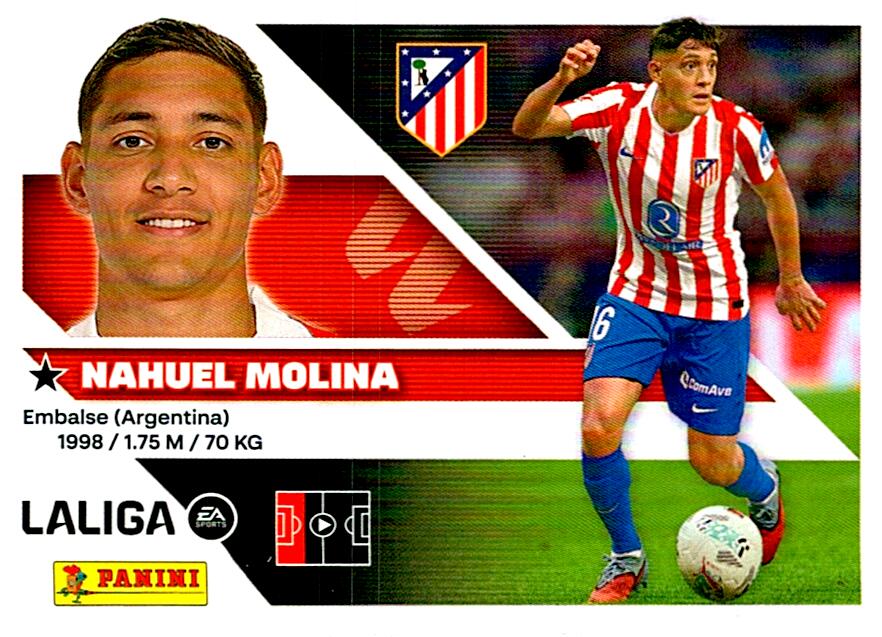 LIGA ESTE 2026/2027 NAHUEL MOLINA ATLETICO DE MADRID Nº6