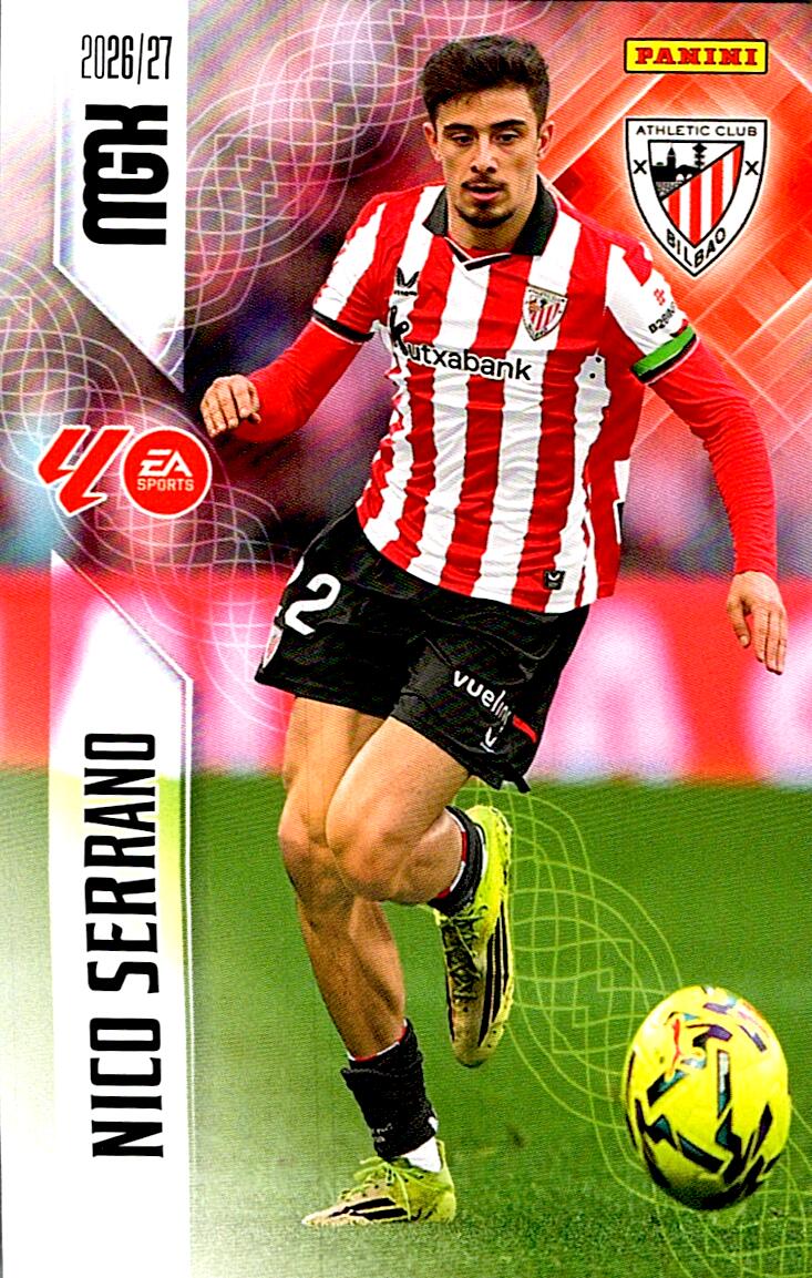 MEGACRACKS 2026/2027 NICO SERRANO ATHLETIC CLUB  Nº49