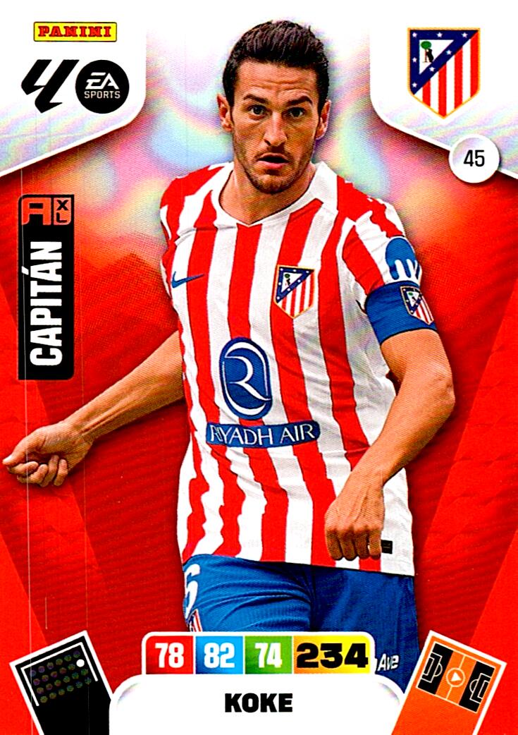 ADRENALYN LA LIGA 2025/2026 KOKE ATLETICO DE MADRID Nº45