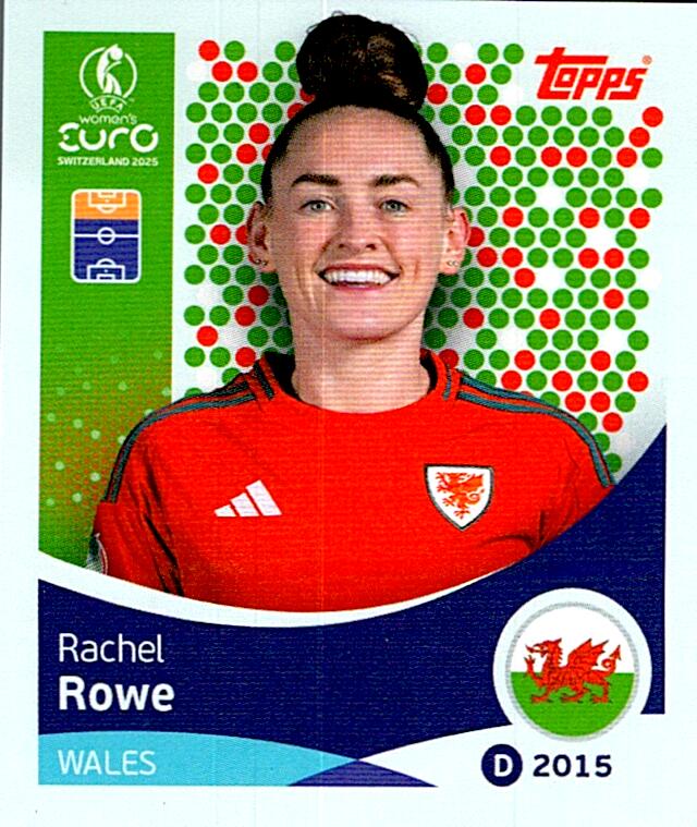 TOPPS WOMEN´S EURO SWITZERLAND 2025 RACHEL ROWE Nº284