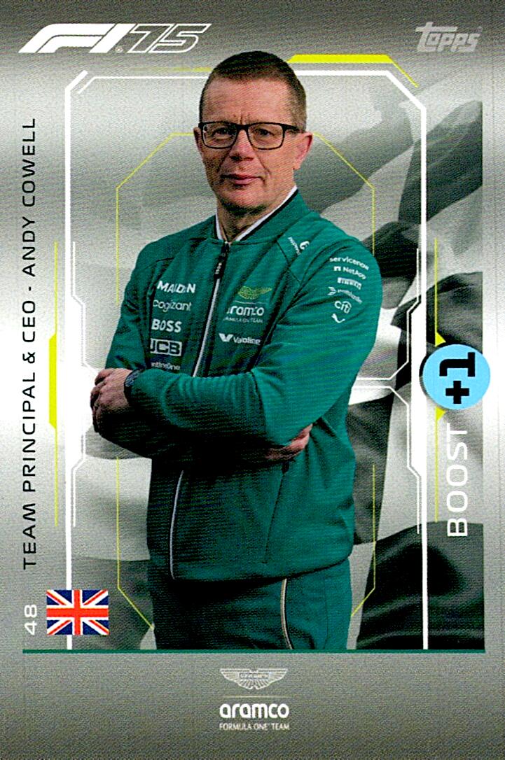 Turbo Attax 2025 ANDY COWELL nº48