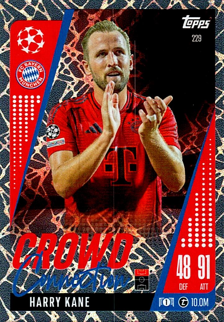 Match Attax Extra 2025 Harry Kane Crowd Connection nº229