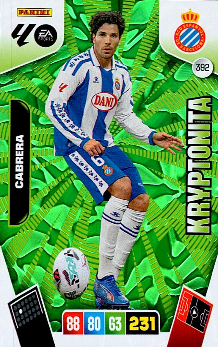 ADRENALYN LA LIGA 2025/2026 CABRERA KRYPTONITA Nº392