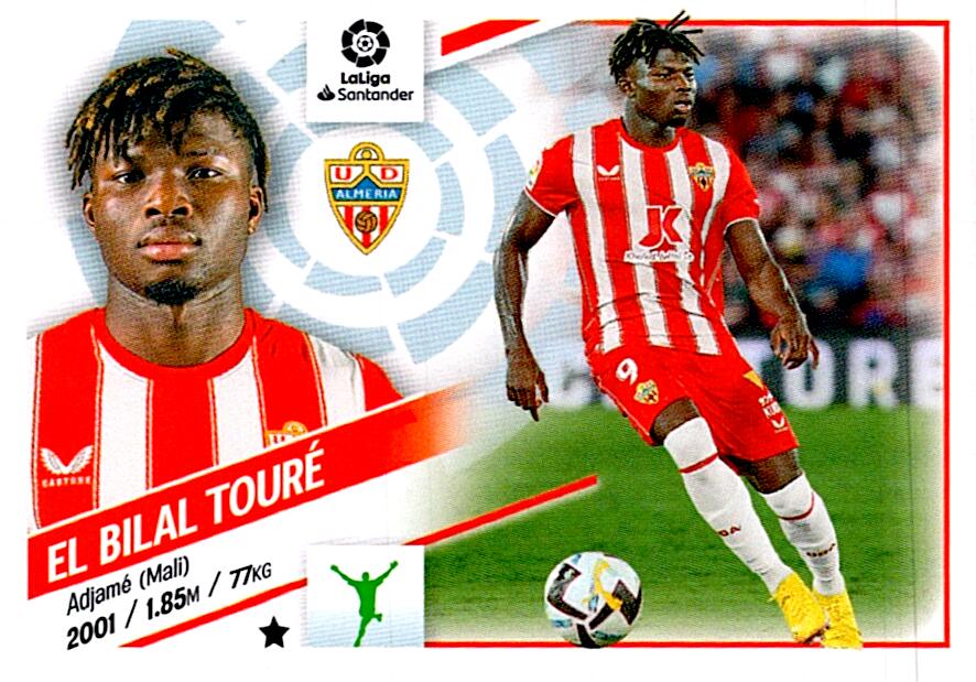 Cromo Liga Este 2022/2023 EL BILAL TOURE ULTIMO FICHAJE Nº51 CUARTA EDICION