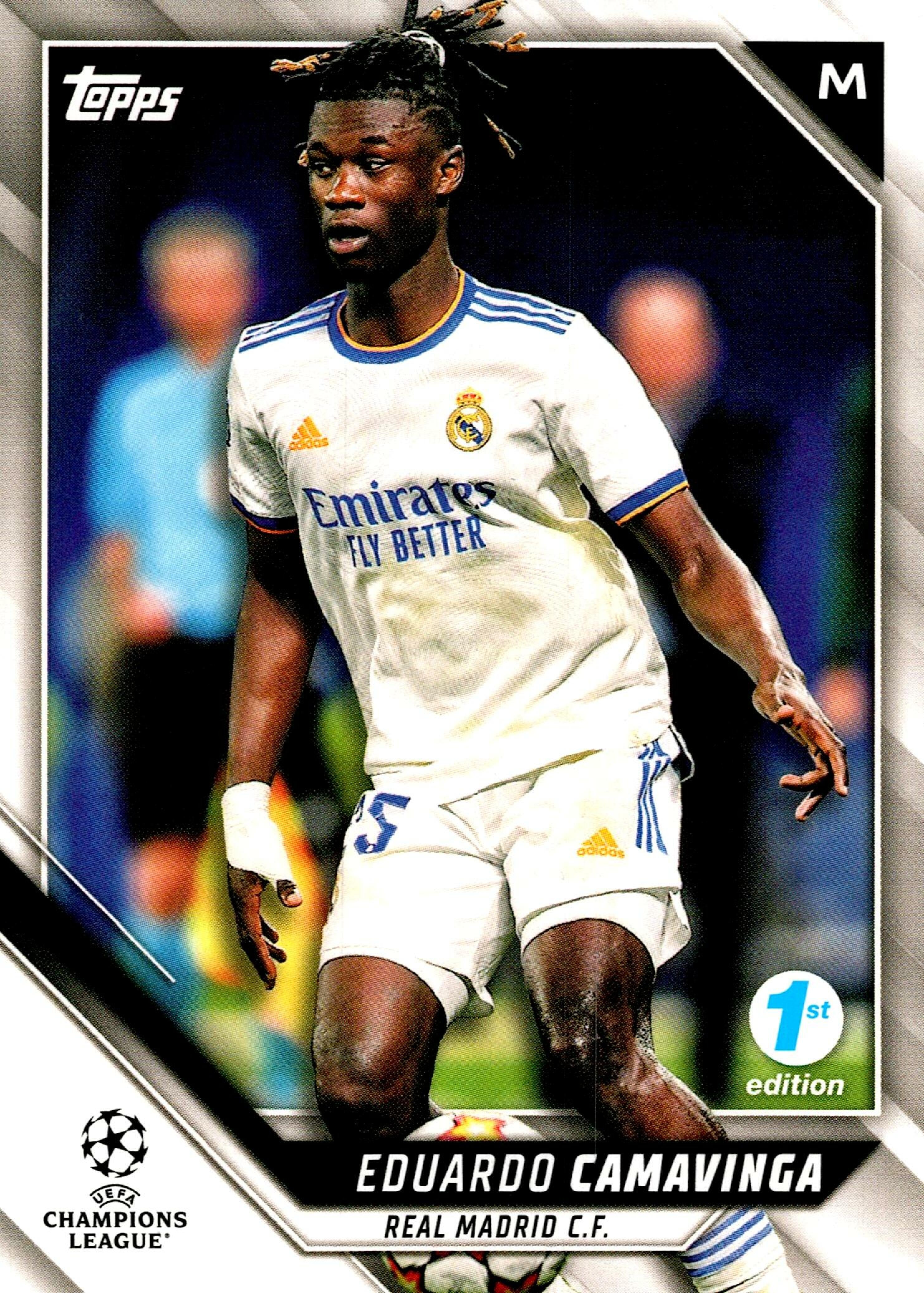 TOPPS UEFA CHAMPIONS LEAGUE 2021/2022 CAMAVINGA Nº141 1ST EDITION