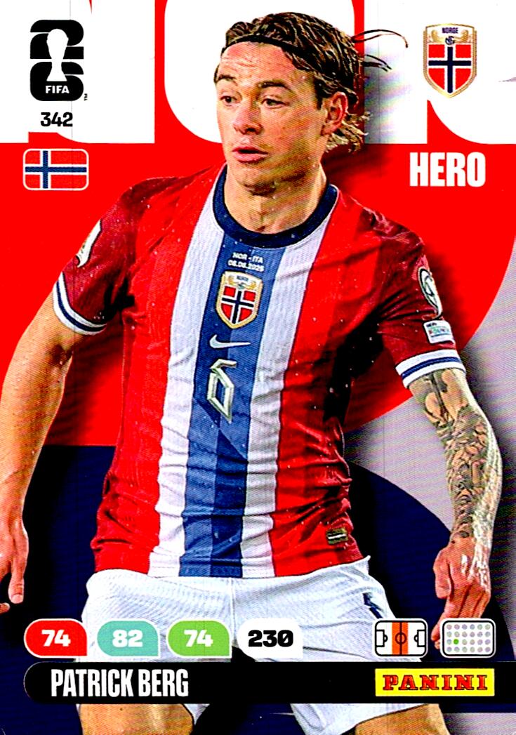 ADRENALYN WORLD CUP 2026 PATRICK BERG NORWAY Nº342