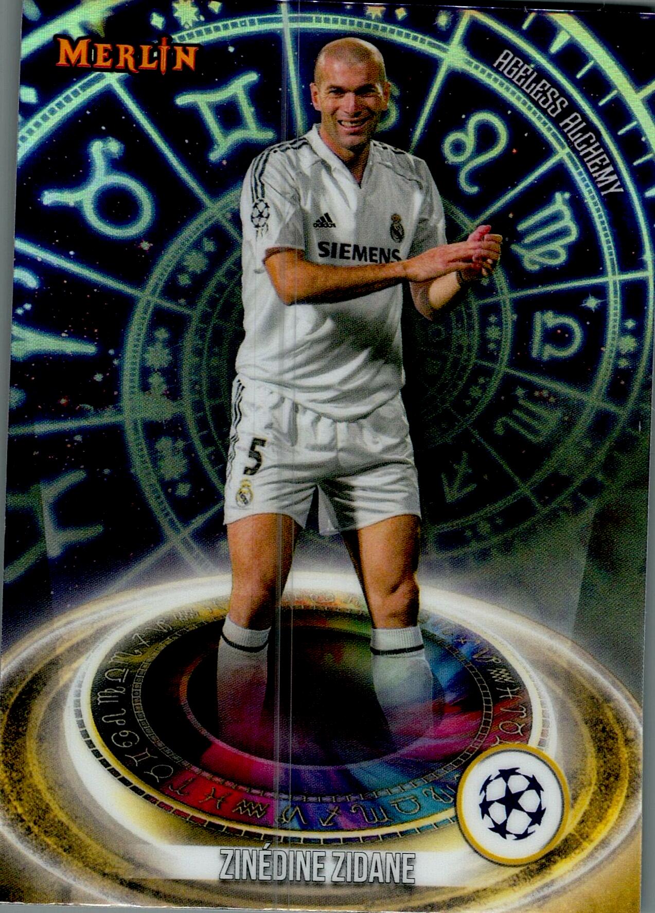 TOPPS MERLIN 2023/2024 ZINEDINE ZIDANE ANGELESS ALCHEMY NºAA-5