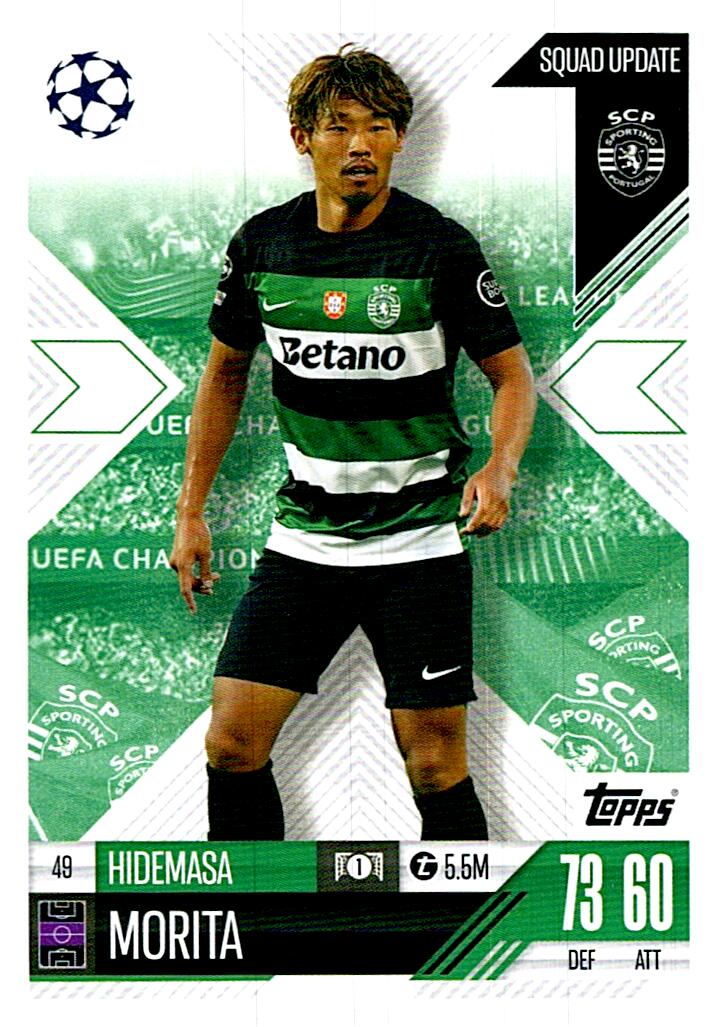 Match Attax Extra 2025 Hidemasa Morita nº49
