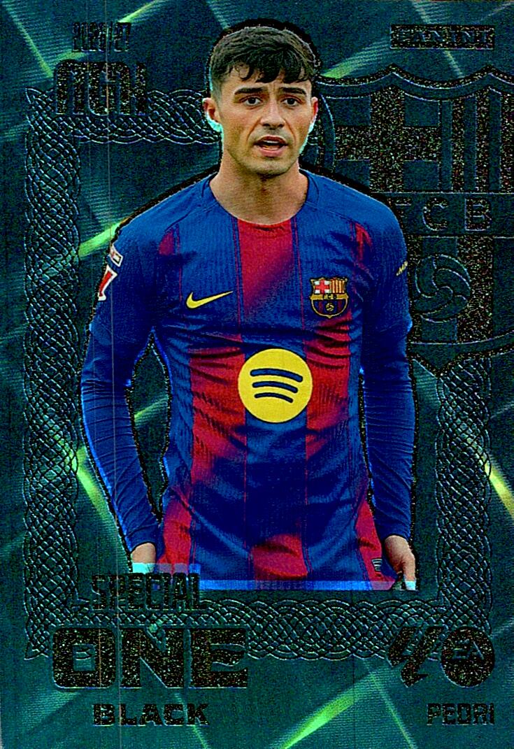 MEGACRACKS 2026/2027 SPECIAL ONE BLACK PEDRI FC BARCELONA