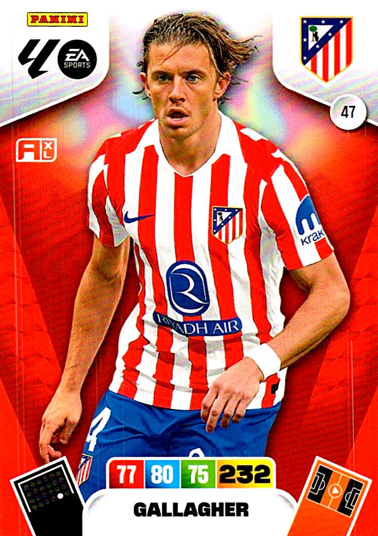 ADRENALYN LA LIGA 2025/2026 GALLAGHER ATLETICO DE MADRID Nº47