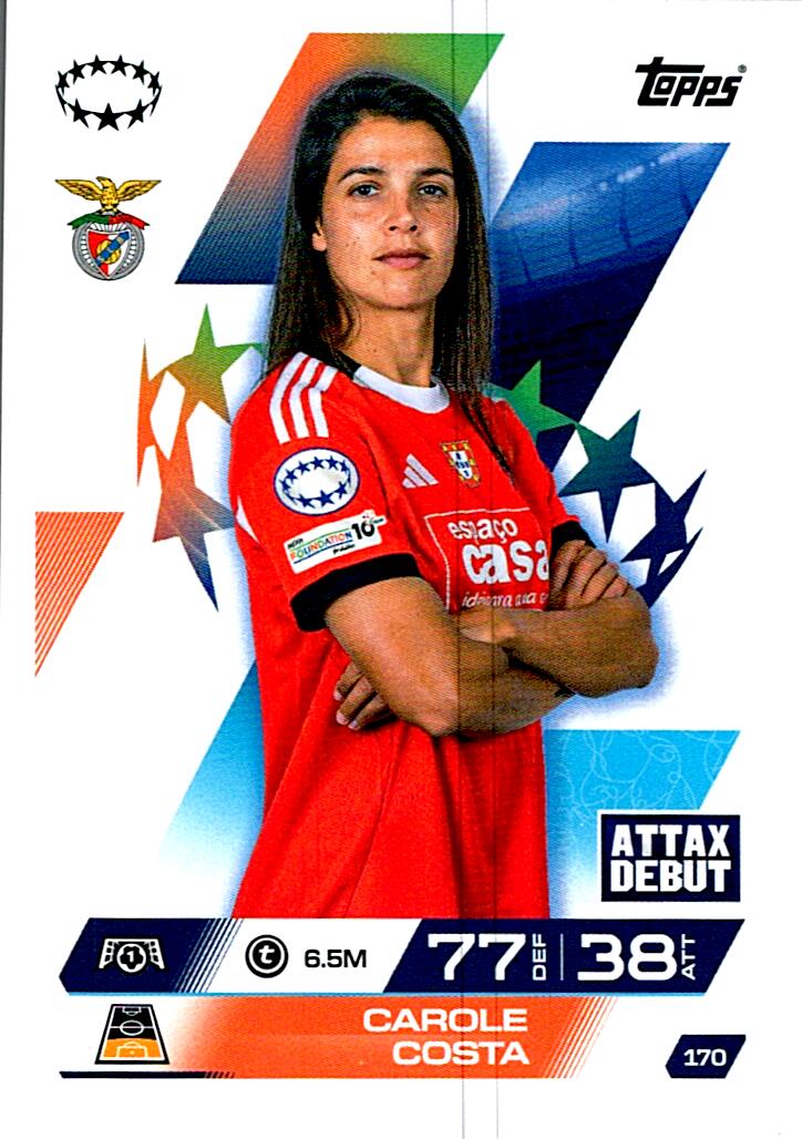 TOPPS MATCH ATTAX EXTRA 2025/26 CAROLE COSTA Nº170